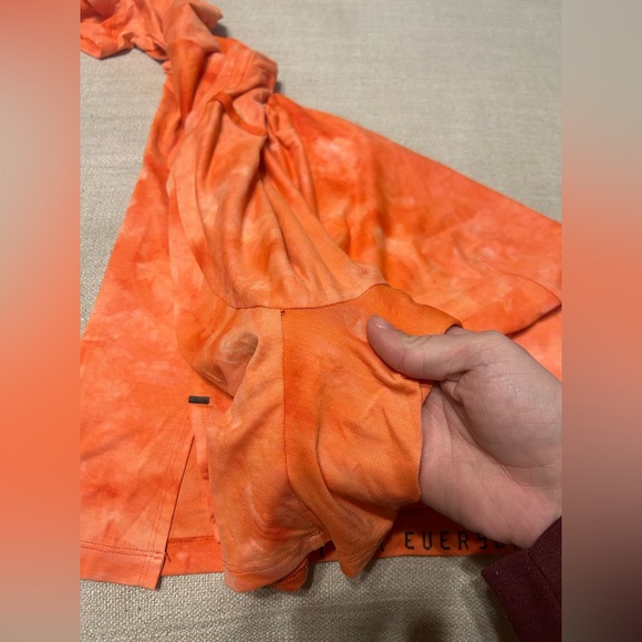 Men’s Lululemon Orange Always Agile Short-Sleeve Shirt - Picture 11 of 14